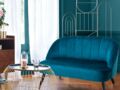 Salon bleu chic et moderne - Atmosphera