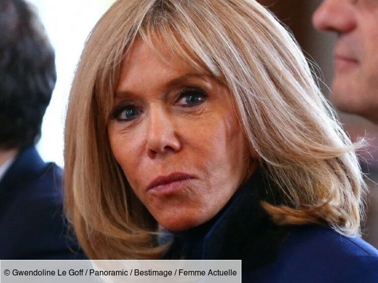 Brigitte Macron ressort les baskets Son look casual chic parfait Femme Actuelle Le MAG