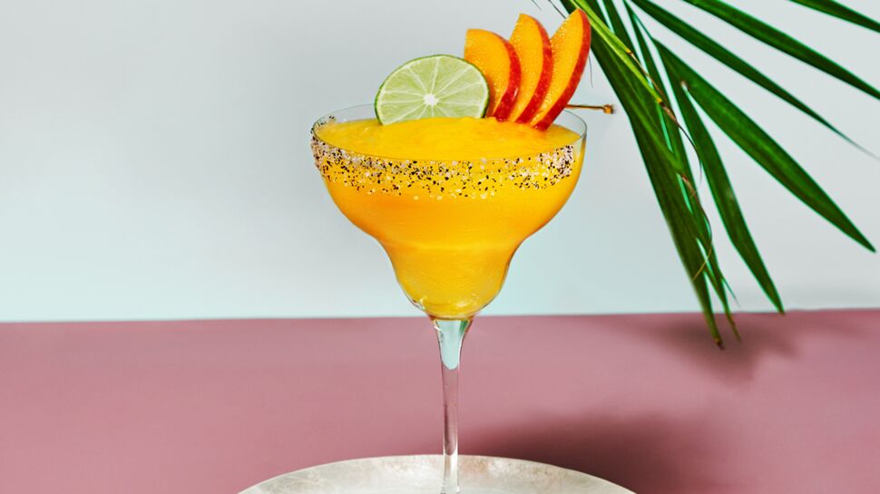 Cocktail Margarita givrée mangue