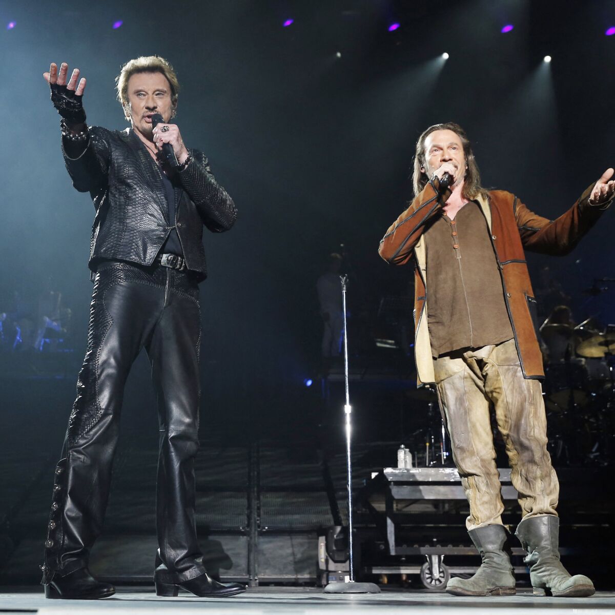 Une concession Harley” : Florent Pagny étrille la statue hommage à Johnny  Hallyday : Femme Actuelle Le MAG