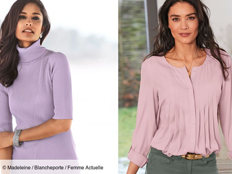Bien porter la couleur lilas de l automne apr s 50 ans Femme
