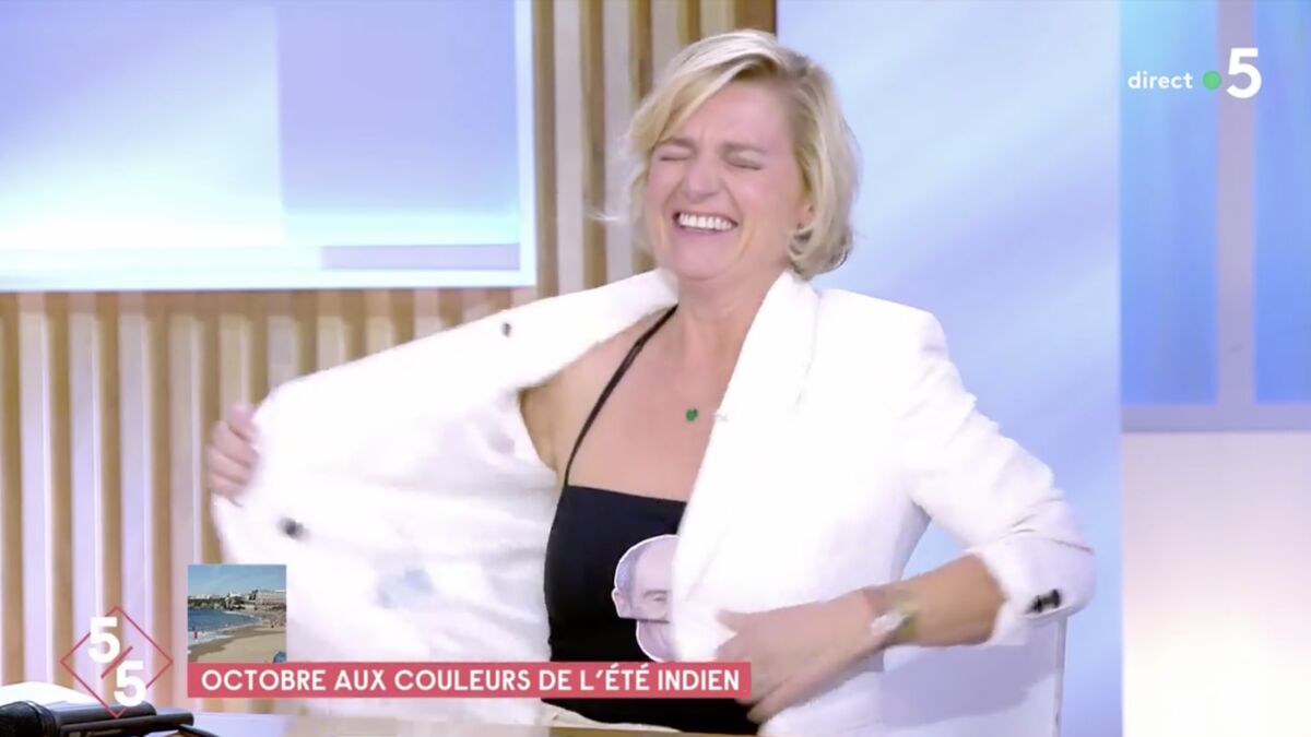 Anne-Elisabeth Lemoine se déshabille dans 