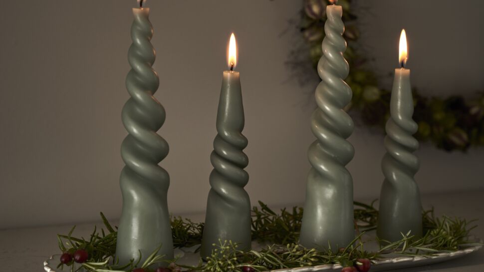 DIY : comment faire des bougies de l'Avent et de Noël customisées facilement 