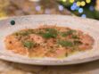 "Tous en cuisine" : la recette du carpaccio de saumon aux baies roses et citron de Cyril Lignac