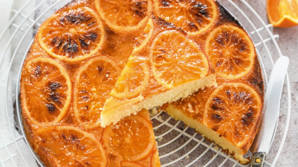 Gâteau renversé à l'orange