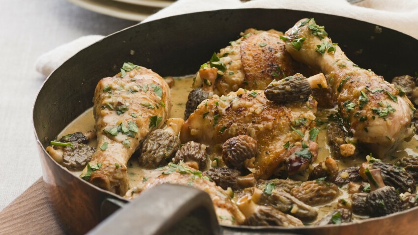 Poulet Aux Morilles Facile : Découvrez Les Recettes De Cuisine De Femme ...