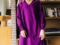 Robe longue : violette