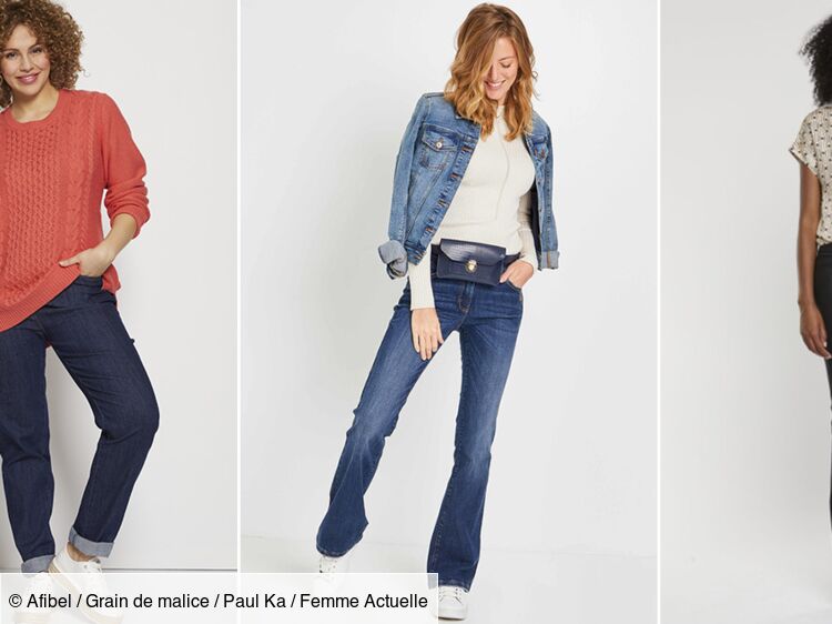 Le jean taille basse une bonne idee apres 50 ans Femme Actuelle Le MAG