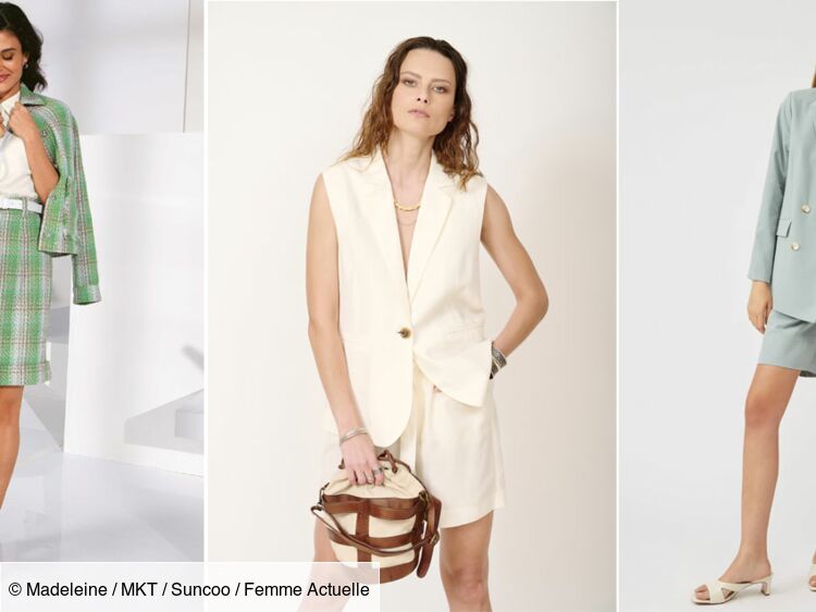 Peut on oser le tailleur bermuda apres 50 ans Femme Actuelle Le MAG