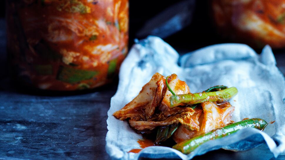 Kimchi, ou condiment de chou fermenté