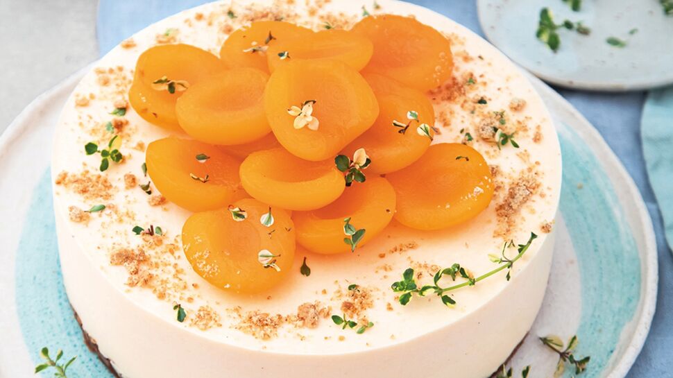 Cheesecake aux abricots et amaretti