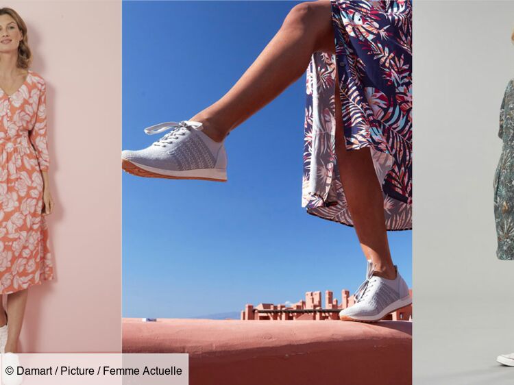 Mode 50 ans quelles baskets porter avec une robe Femme