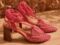 Sandales tendance : rose bonbon