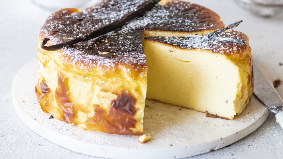 Gâteau basque à la vanille
