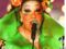 Marianne James sur le plateau de "Vivement dimanche" en octobre 2001. Elle joue sur scène le personnage de Maria Ulrika Von Glott, une cantatrice allemande déjantée, qui l'a fait connaître au grand public.