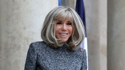 Brigitte Macron Très Chic Dans Les Tribunes De La Cérémonie De Clôture ...