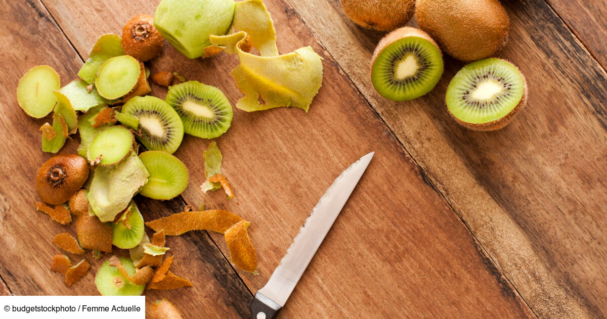 Découvrez pourquoi il ne faut pas jeter la peau des kiwis Femme — free download