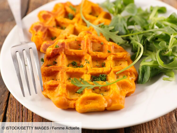 Gaufre de patate douce facile et rapide
