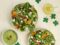 Salade saumon, fromage ail et fines herbes et ciboulette fraîche, spécial Saint Patrick