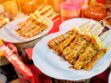 Les brochettes yakitori végétariennes à l'aubergine et au fromage de Diego Alary