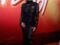 Eva Longoria en robe longue noire en dentelle