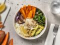 Bowl de légumes rôtis, sauce tahini