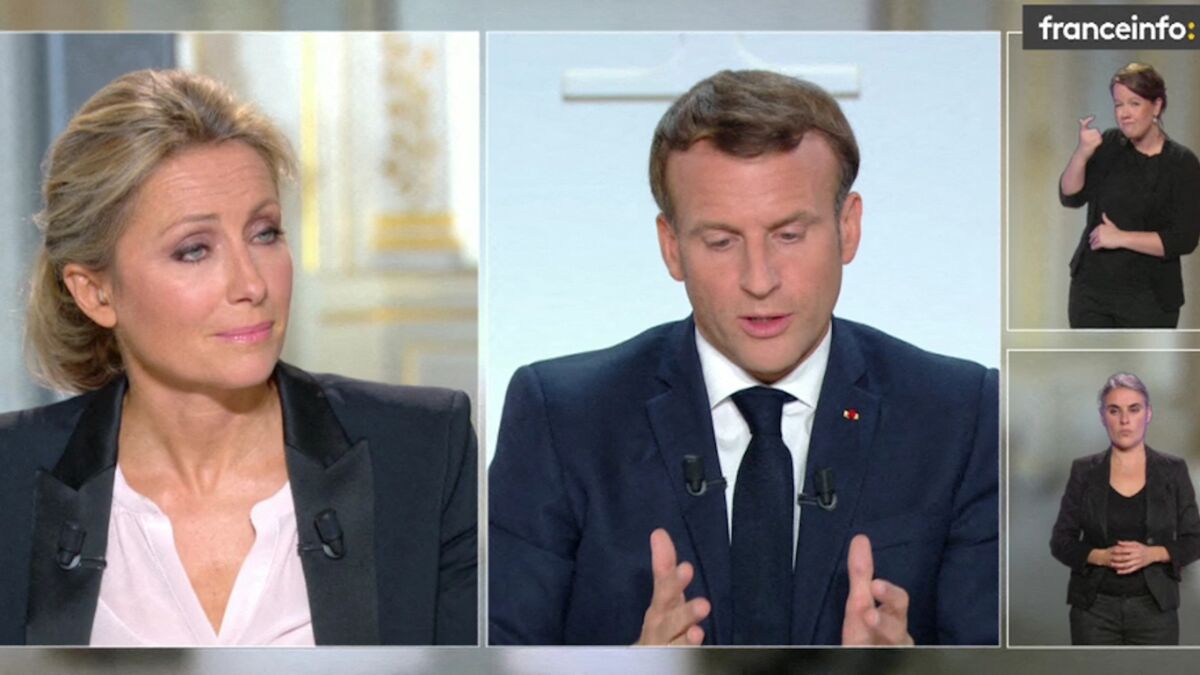 Anne-Sophie Lapix en froid avec Emmanuel Macron ? La journaliste de France  2 met les choses au clair : Femme Actuelle Le MAG