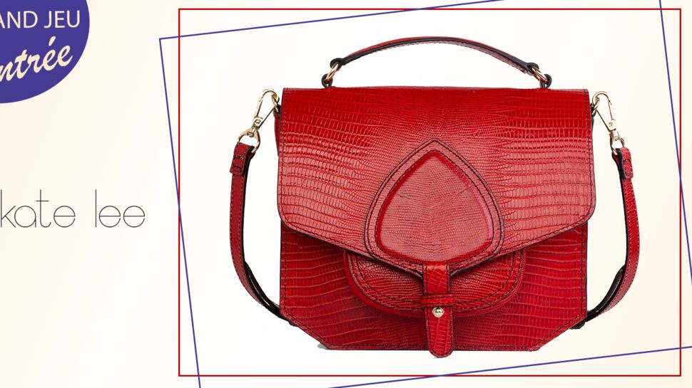 Gagnez l'un des 4 sacs EMELYNE imprimé lézard rouge pour un look ultra glamour !