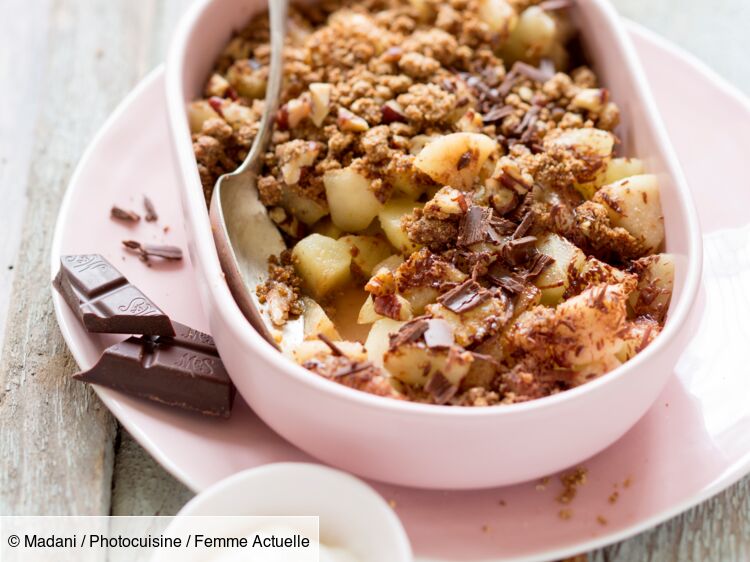 Crumble Aux Poires Et Au Chocolat Facile Et Rapide : Découvrez Les ...