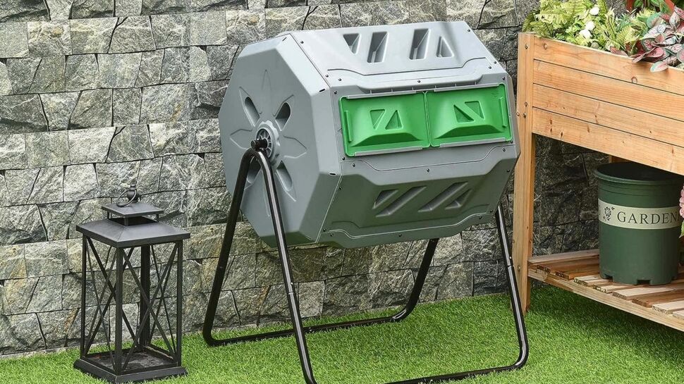 Très pratique, ce composteur sur pied à moins de 70 euros chez Amazon vous permettra de traiter vos déchets de cuisine et de jardin
