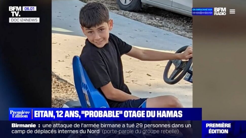 Attaques en Israël : qui est Eitan, ce mineur franco-israélien de 12 ans, qui aurait été enlevé par le Hamas ?