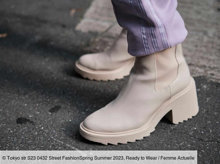 Bottines 2024 beige mango