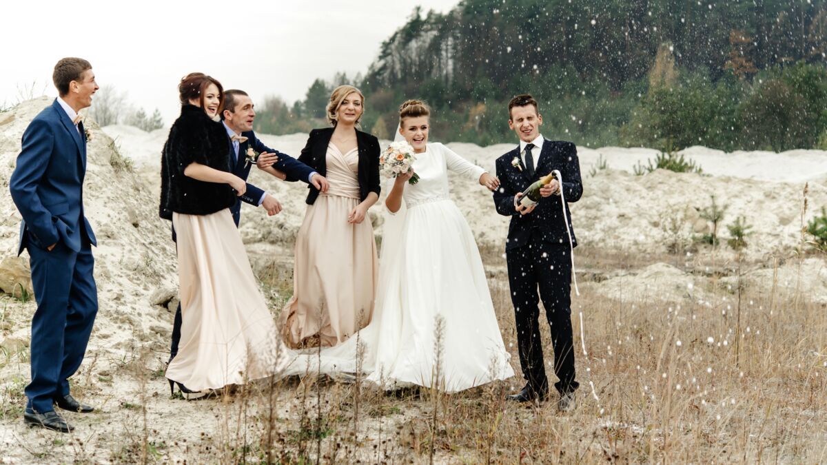 Combinaison mariage outlet hiver