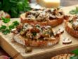 Bruschetta mozzarella-champignons : la recette d’une diététicienne compatible avec une perte de poids