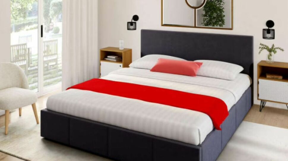 Très pratique, ce lit coffre à prix très allégé vous permettra de gagner beaucoup de rangement chez vous