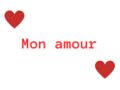 "Mon amour"