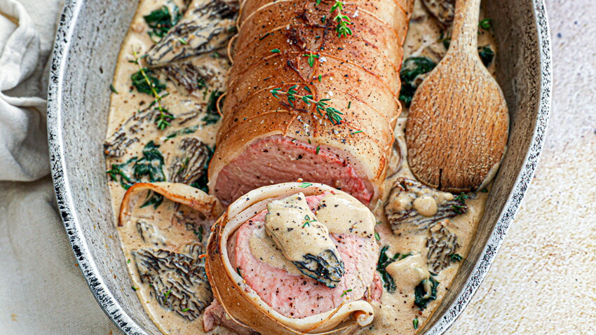 Filet mignon de veau aux morilles facile : découvrez les recettes de