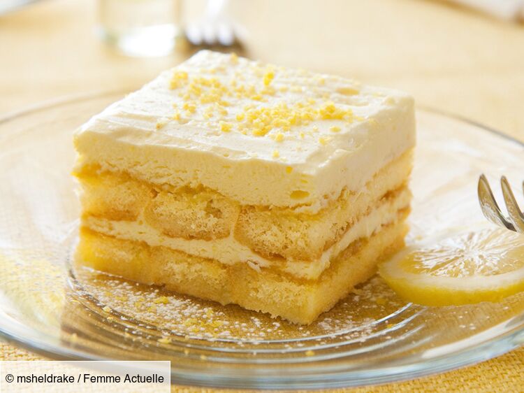 Tiramisu au citron : la recette de ce dessert frais et pas compliqué
