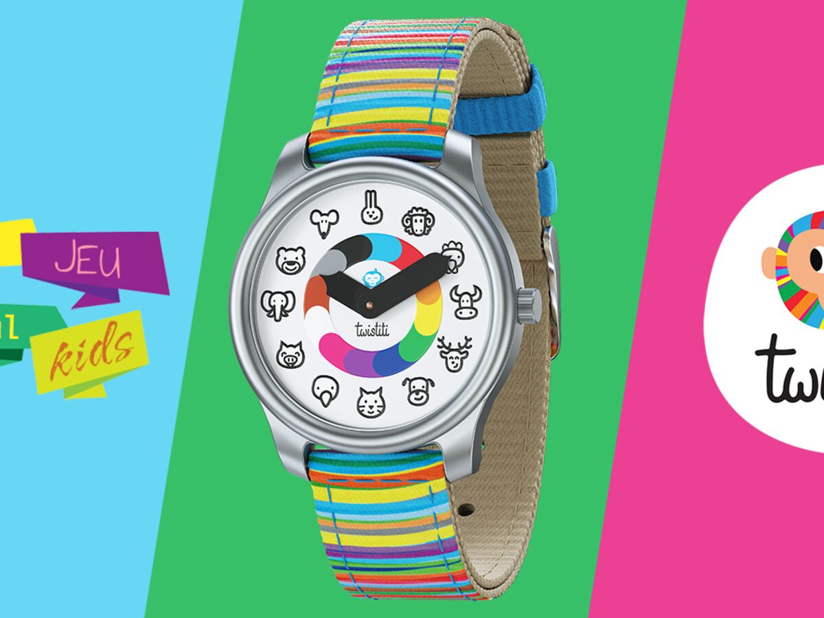 Gagnez l'une des 20 montres Twistiti Animaux et aidez votre enfant à apprivoiser le temps en s'amusant !