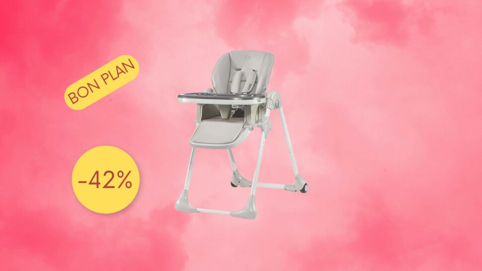 Cette chaise haute pas chère à 69 euros sur Amazon est parfaite pour les repas de bébé