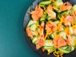"Un de mes repas light préférés" : la recette des tagliatelles de concombre au saumon fumé 