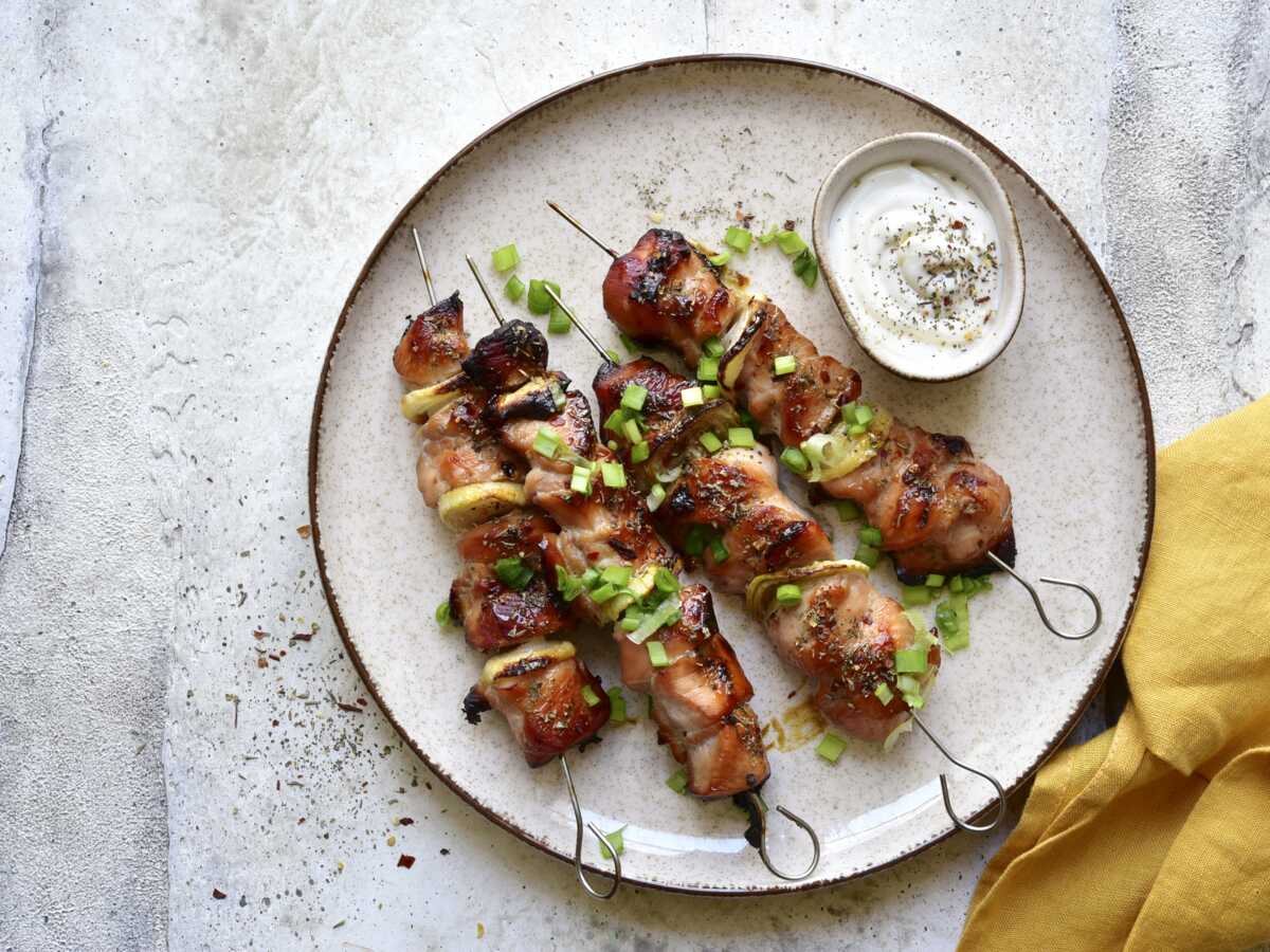 Brochette de poulet à la grecque : la recette facile qui plaira à tous vos invités
