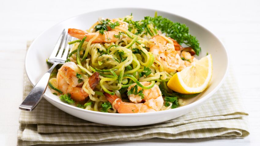 Courgettes Gratinées Aux Crevettes Et à L Ail www.femmeactuelle.fr