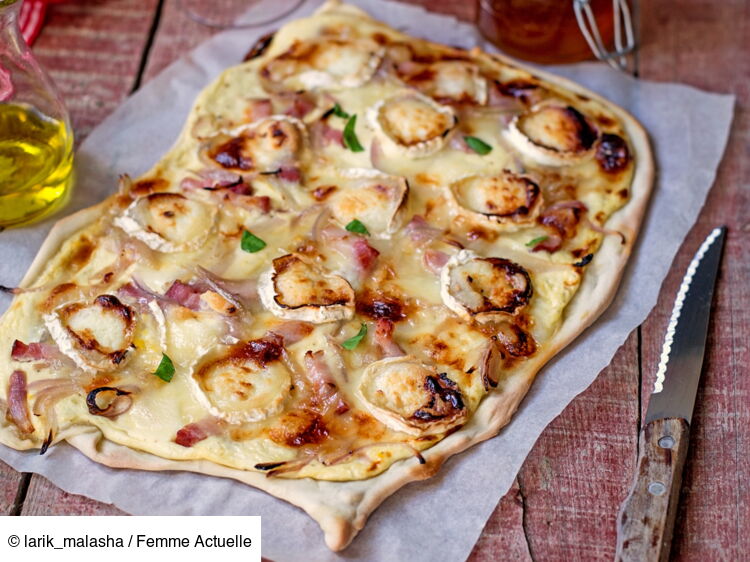 Pizza de patate douce au chèvre SaintMaure la recette plus légère et