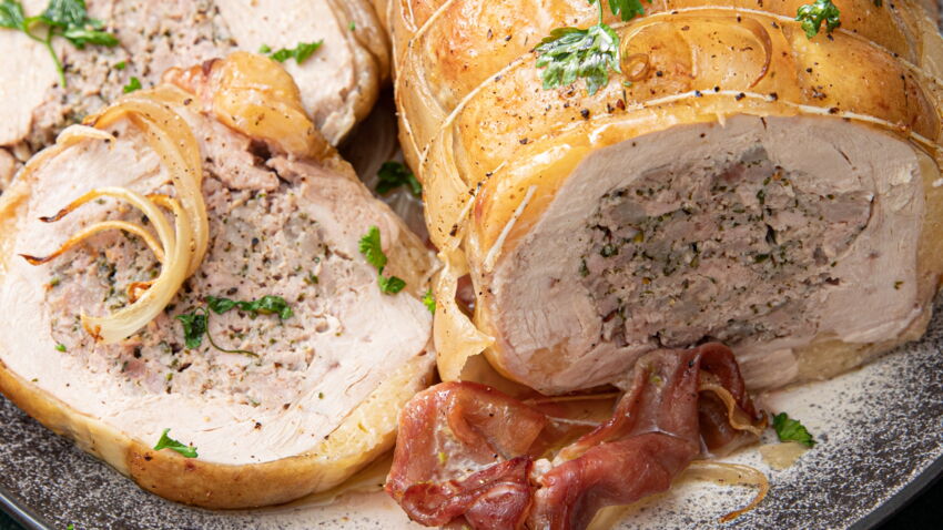 Rôti de pintade farci pour Noël facile : découvrez les recettes de