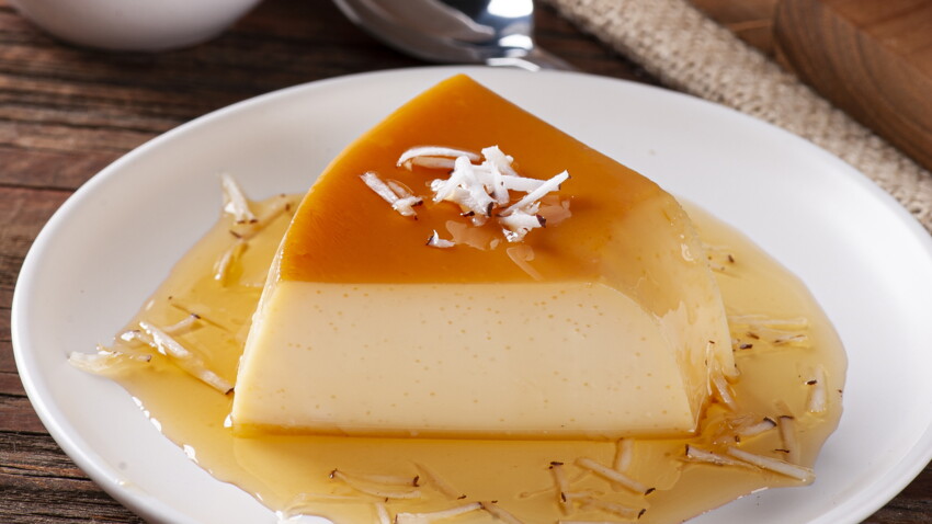 Flan coco sans lait concentré rapide : découvrez les recettes de