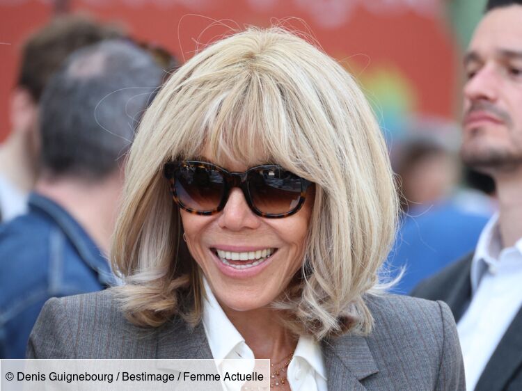 Brigitte Macron en costume oversize et lunettes fumées : son apparition remarquée au Festival du livre de Paris