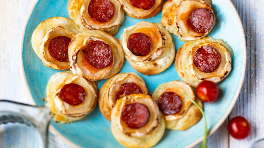 Mini blinis apéro au chorizo facile et rapide : découvrez les recettes ...