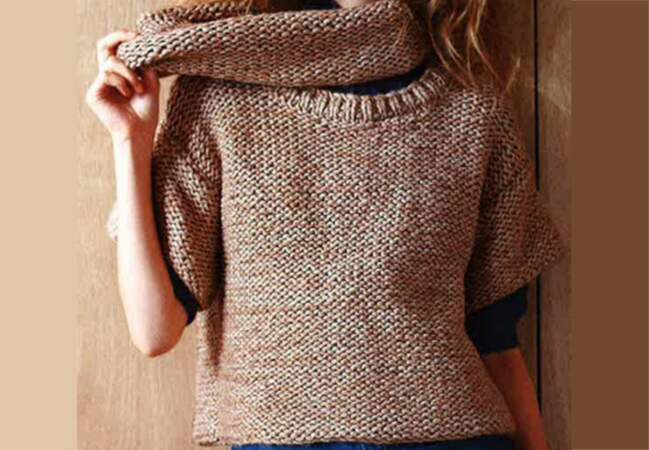 Le pull cocooning