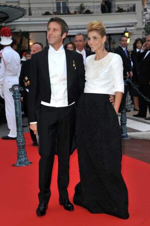 Clotilde Courau et Emmanuel-Philibert de Savoie, juillet 2011.